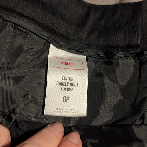 Express Stretch Editor Barely Boot Low Rise career pants size 8P - Picture 6 of 8